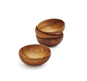 Moderno Centro de Mesa Decorativo de Bambú Pulido Hecho a Mano para Ensaladas, Frutas, Pan, Aperitivos, Natural, para Servir en la Mesa de Comedor, Libre de BPA - Product Image 2