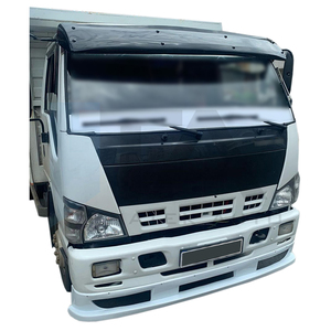 แผ่นบังแดดกันลมสำหรับรถบรรทุก NKR Low Truck ปี 2006-2009 คุณภาพสูง ทนทาน สีดำ ผลิตจากพลาสติก ABS - Product Image 1