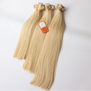 ผมต่อแบบเป็นมัดผมมนุษย์สองชั้นผม100% สีบลอนด์ผมเวียดนาม - Product Image 6