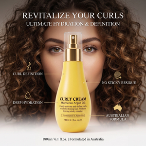 <span class=keywords><strong>Crema</strong></span> <span class=keywords><strong>per</strong></span> Capelli <span class=keywords><strong>Ricci</strong></span> Biologica all'Ingrosso, Nutriente e Idratante con Olio di Argan Puro e Ingredienti Naturali - Product Image 1