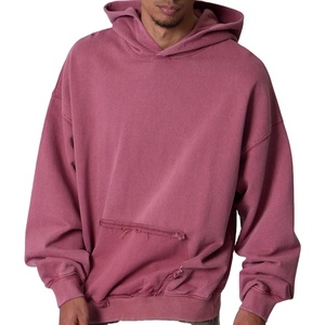 Sudaderas con Capucha Extra Grandes de Primera Calidad, Estilo Desgastado, Unisex, Ropa Urbana, Sudadera de Algodón Grueso |   Logotipo Personalizado OEM Venta al por Mayor EE. UU. - Product Image 1