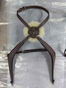 Figura de salto ecuestre de cuero de alta calidad, 8 brida de caballo/brida mexicana, Grackle - Product Image 3