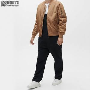 Haute qualité nouveau Design printemps et automne veste de vol unisexe fermeture éclair maillot coupe-vent durable Bomber veste Bomber veste - Product Image 1