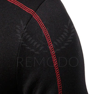 ชุดกีฬาผ้าฝ้ายสำหรับผู้ชายวิ่งจ๊อกกิ้งเข้ารูปฟุตบอล2ชิ้นมีซิป - Product Image 2