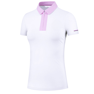 OEM ODM Chemises de golf pour femmes Polo en coton Vêtements de sport coupe sèche respirants avec logo personnalisé pour vêtements de golf Viet Nam - Product Image 2