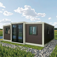 Maison conteneur maritime modifiée, durable et sécurisée, maison préfabriquée moderne de luxe extensible de 20/40 pieds avec aménagement personnalisé