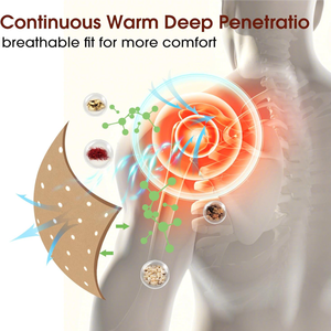 OEM 12x8cm Adesivo Térmico Herbal Ecológico para Alívio de Dores Musculares e Articulares no Joelho e Costas - Product Image 5