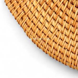 Mantel Individual de Ratán Hecho a Mano de Primera Calidad, Hecho de Fibra Natural para Uso en Mesa de Comedor en el Hogar, Restaurante y Hotel - Product Image 2