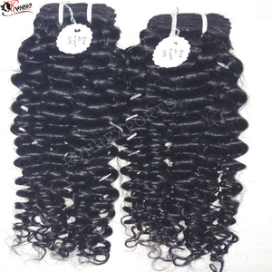 Paquetes de cabello de mujer negra virgen cruda rizada ondulada natural sin procesar - Product Image 1
