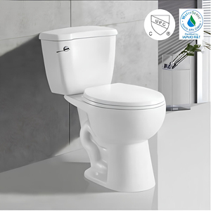 WC <span class=keywords><strong>en</strong></span> céramique à projection frontale standard, deux pièces, modèle ST0425HS, pour distributeurs, constructeurs et projets hôteliers - Product Image 2