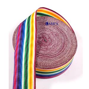 Tissu de fil de ruban de moiré de médaille de haute qualité d'OEM pour la décoration de récompenses de scout de médaille de barres de rang - Product Image 2