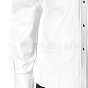 Vêtements de mode chemise en cuir tricoté respirant de haute qualité pour hommes avec logo personnalisé avec logo de haute qualité - Product Image 5