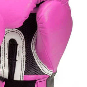 Custom Logo High Quality Genuine Cowhide Leather Men's Boxing <b>Gloves</b> Breathable <b>Moisture</b> Wicking Lace Closure Comfortable Wrist - Product Image 3