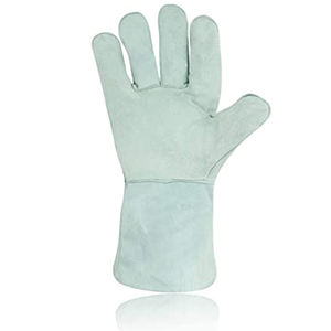 ถุงมือเชื่อมหนังแพะสีดำถุงมือเชื่อม2025ดีไซน์ใหม่ล่าสุด - Product Image 2