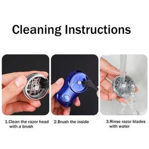 Mini rasoir électrique portable pour hommes et femmes, rechargeable par USB, léger, rasoir de voyage pour le bureau ou les déplacements professionnels, utilisation sur le visage - Product Image 3