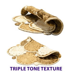 พรมปอกระเจาถักหลากสีงานแฮนด์เมดพรมปูพื้นลายมันดาลาธรรมชาติพรมตกแต่งเป็นมิตรกับสิ่งแวดล้อมสำหรับตกแต่งบ้านห้องนั่งเล่น - Product Image 2