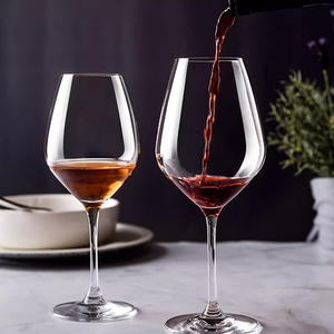 แก้วไวน์ทรงคลาสสิกแบบยุโรปสำหรับร้านอาหาร แก้วไวน์บอร์โดซ์ แก้วดื่มไวน์ แก้วคริสตัลสำหรับเบอร์เบิน วิสกี้ ไวน์ สำหรับบาร์และงานแต่งงาน - Product Image 1