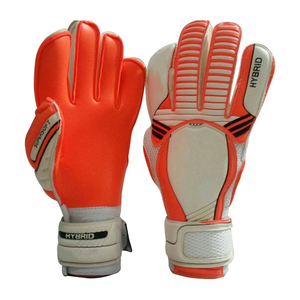 Custom Latex Professional Goalkeeper Gloves High Quality Breathable Waterproof Adjustable Wrist <b>Strap</b> Lace Closure Quick Dry - Product Image 2