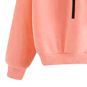 Sweat-shirt à capuche pour femme de haute qualité, décontracté, tendance, respirant, à séchage rapide, en coton, couleurs et tailles personnalisées - Product Image 5