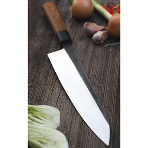 Cuchillo de Chef de acero al carbono hecho a mano al por mayor, Bunka con mango de madera, Funda de cuero, cuchillo de Chef japonés, regalo para chef - Product Image 2