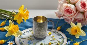 Unique tankard look handmade pure brass beer stein capacity 18 oz moscow mules mugs - Product Image 2