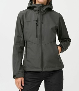 Chaqueta Softshell con revestimiento impermeable para mujer adulta de diseño único, precio de fábrica, chaquetas de manga larga y a prueba de viento para correr al aire libre - Product Image 3