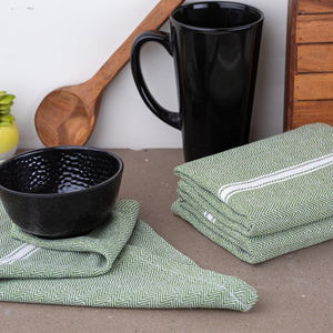 Serviettes de cuisine 100% coton de haute qualité Serviettes de cuisine de taille et de forme durables, écologiques et personnalisables pour la maison et l'hôtel - Product Image 3