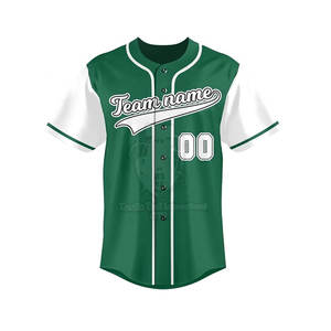 Maillot de baseball respirant 100% polyester, dernier style, vente en gros, design personnalisable, séchage rapide - Product Image 2