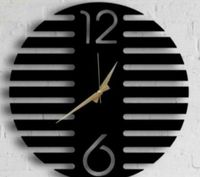 Horloge murale de style vintage avec mouvement à quartz grands motifs ronds décoratifs pour salon chambre bureau