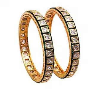 Haute qualité dames bijoux à la main bracelets os incrustation mode bracelet ensemble plaqué or pour cadeau - Product Image 1