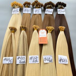 Extensiones de Cabello de Queratina Vietnamita con Cutícula Alineada al por Mayor, Puntas de 3mm/5mm Personalizables, Cabello Remy Natural de Alta Calidad - Product Image 1