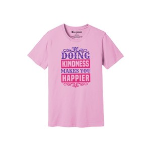 เสื้อยืดผ้าฝ้าย 100% พิมพ์ลายธีมความเมตตา น้ำหนัก 160-180 GSM มี 12 สีให้เลือก  รับออกแบบลายและตำแหน่งได้ตามต้องการ - Product Image 5