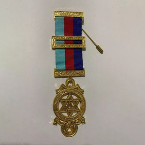 เหรียญกษาปณ์ชุบทองเหลืองโบราณตามหลักความเชื่อของช่างก่ออิฐที่มีคุณภาพสูงปรับแต่งเหรียญโลหะเคลือบอ่อนพร้อม rompex - Product Image 2