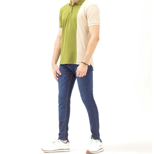 Chemises polo pour hommes en gros, conçues avec un matériau respirant offrant un confort léger et une coupe flexible, personnalisables - Product Image 2