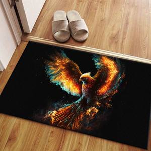Alfombra Phoenix con Diseño Impreso: Delgada, Lavable a Máquina, Moderna, con Diseños de Animales, Alfombra de Chenilla - Product Image 5