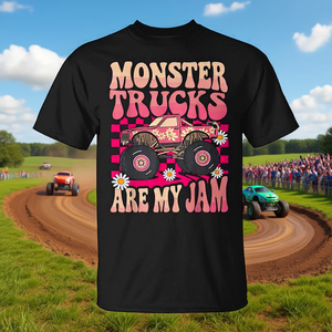 T-shirt colorata con Monster Truck, divertente maglietta promozionale - Product Image 3