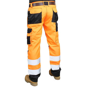 Pantalon de travail de haute qualité avec bande réfléchissante Vêtements de travail de sécurité Pantalon de sécurité pour hommes avec plusieurs poches - Product Image 3