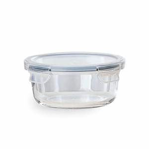 Contenedor Redondo de Plástico para Alimentos, Seguro, Reutilizable, Varios Tamaños, Transparente, Diseño Liso, Suministro al por Mayor - Product Image 4