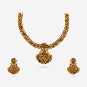 Antique <b>Necklace</b> with <b>Ruby</b> for Wedding Occasions 188143 - Product Image 1