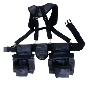 電気技師多機能ウエストポーチヘビーデューティーウエストツールベルトバッグ調整可能ストラップ付きカスタマイズ - Product Image 5