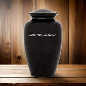 Top Selling Classic Black American Style Metal Funeral <b>Urn</b> Simple Design Adult Ashes Cremation Ashes <b>Jar</b> Keepsake Funeral Burial - Product Image 3