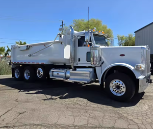 พร้อมส่ง รถบรรทุกมือสอง Peterbilt 389 Tri Axle Tractor SUV-Cummins 485 แรงม้า เทอร์โบ เกียร์อัตโนมัติ 10 สปีด พวงมาลัยซ้าย เบาะหนัง สีอ่อน ขาย - Product Image 2