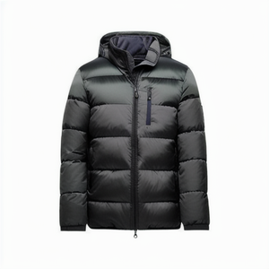 Vestes matelassées de qualité supérieure pour hommes Style hivernal avec fourrure de mouton Nouveau style polyester matelassé - Product Image 6