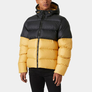 OEM personalizado de los hombres de los Deportes regulares de concha acolchada burbuja acolchada chaqueta de invierno de lana Stand Collar Zip Down Jacket - Product Image 6