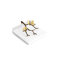 Porte-serviettes de luxe en métal décoratif, organiseur de mouchoirs élégant, support de serviettes en papier moderne, décoration de table faite à la main