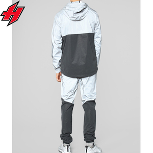 Survêtement en nylon, vêtements de sport, personnalisé, vente en gros, coupe-vent imperméable, ensemble 2 pièces, bon marché, en Stock - Product Image 6