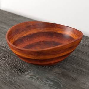 Prix de gros bols en bois naturel peints à la main ustensiles de cuisine décoration de la maison bols en bois usagés pour les occasions de fête - Product Image 5