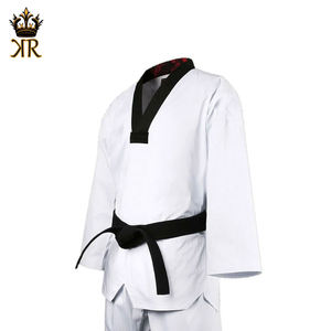Vente directe d'usine Uniformes de Taekwondo professionnels personnalisables avec logo/taille Équipement d'arts martiaux - Product Image 2