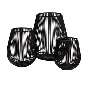 Tarro de vela único de hormigón de nuevo estilo, soporte votivo de luz de té de Metal para decoración del hogar, ocasión navideña - Product Image 2