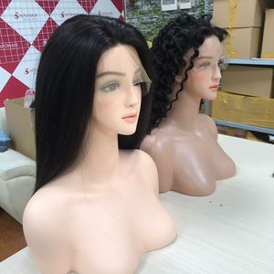 Extensiones de Cabello Humano Natural Brasileño Virgen Remy, Listas para Enviar, Estilo Frontal, Liso/Ondulado/Rizado, Estilo Yaki, Color Natural - Product Image 3